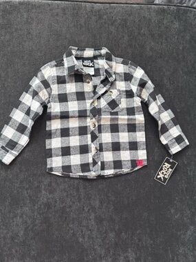 Boys Rock flannel shirt
